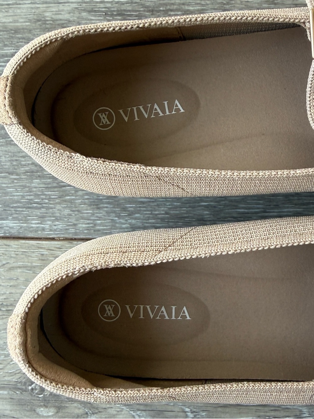 Vivaia Margot Square Toe Women’s Mary Jane Flats Almond - Picture 4 of 10